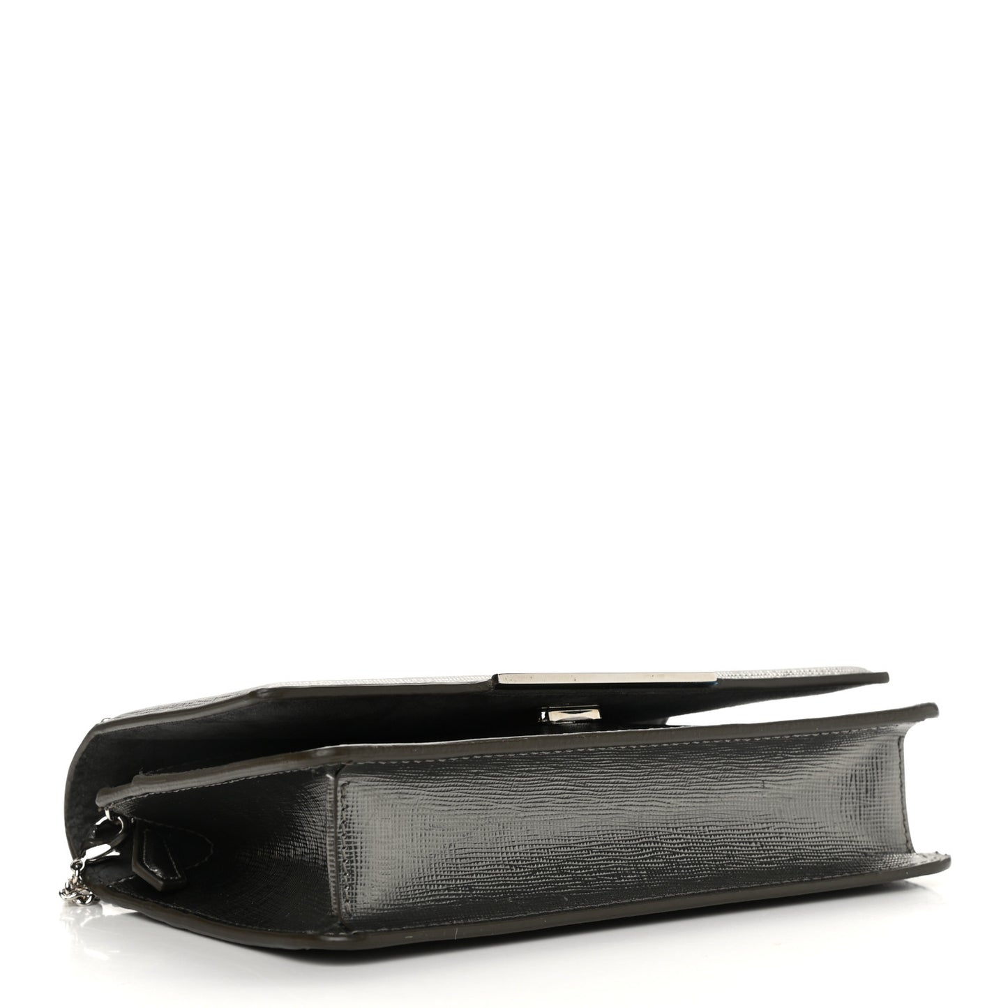 Vitello Mirror Elite Tube Wallet on Chain Graphite
