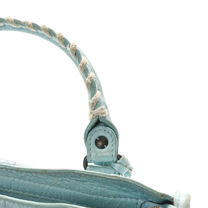 Balenciaga Agneau Classic Hardware Mini City Bleu Dragee 11 of 16