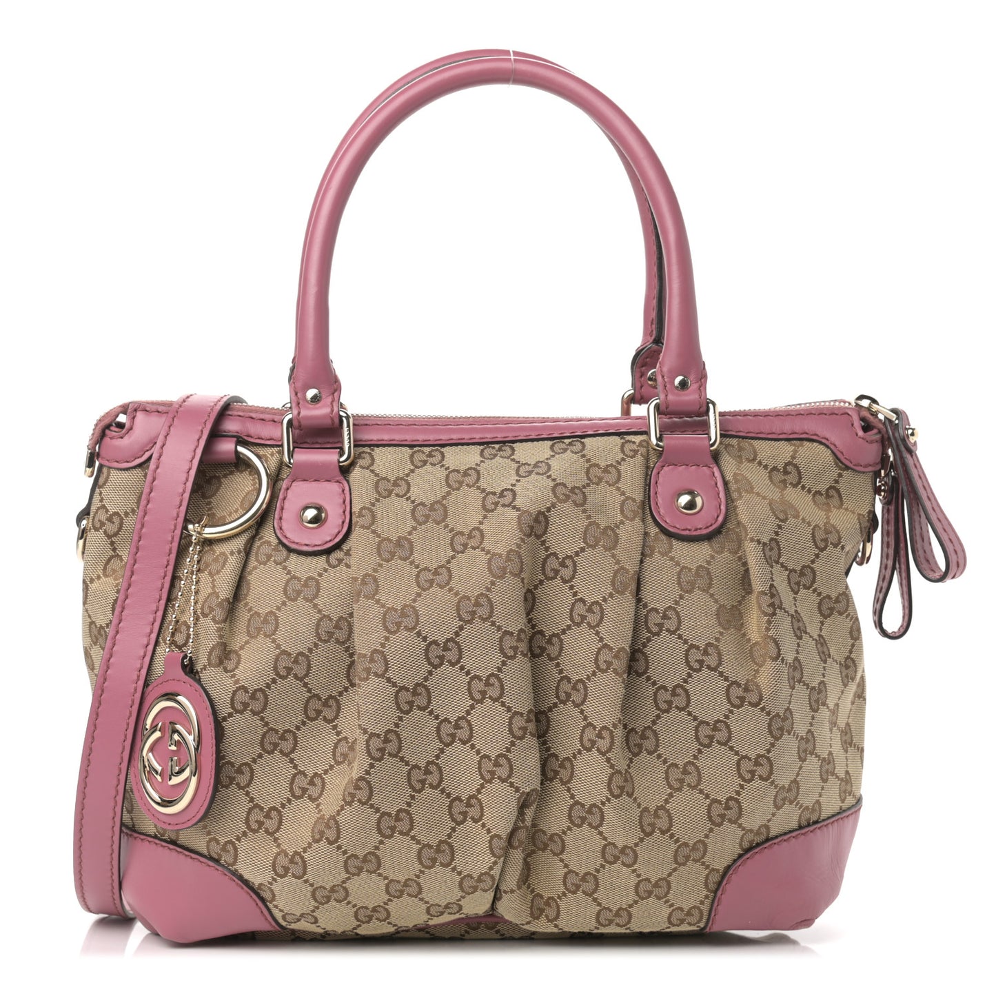 Monogram Medium Sukey Top Handle Peonia Flower