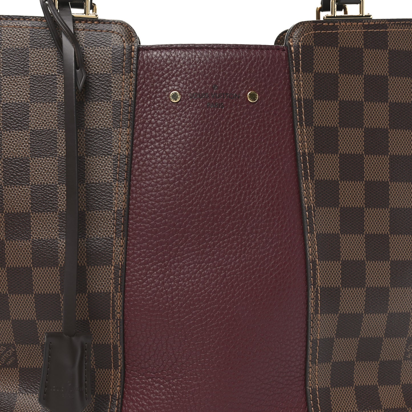 Damier Ebene Taurillon Jersey Bordeaux