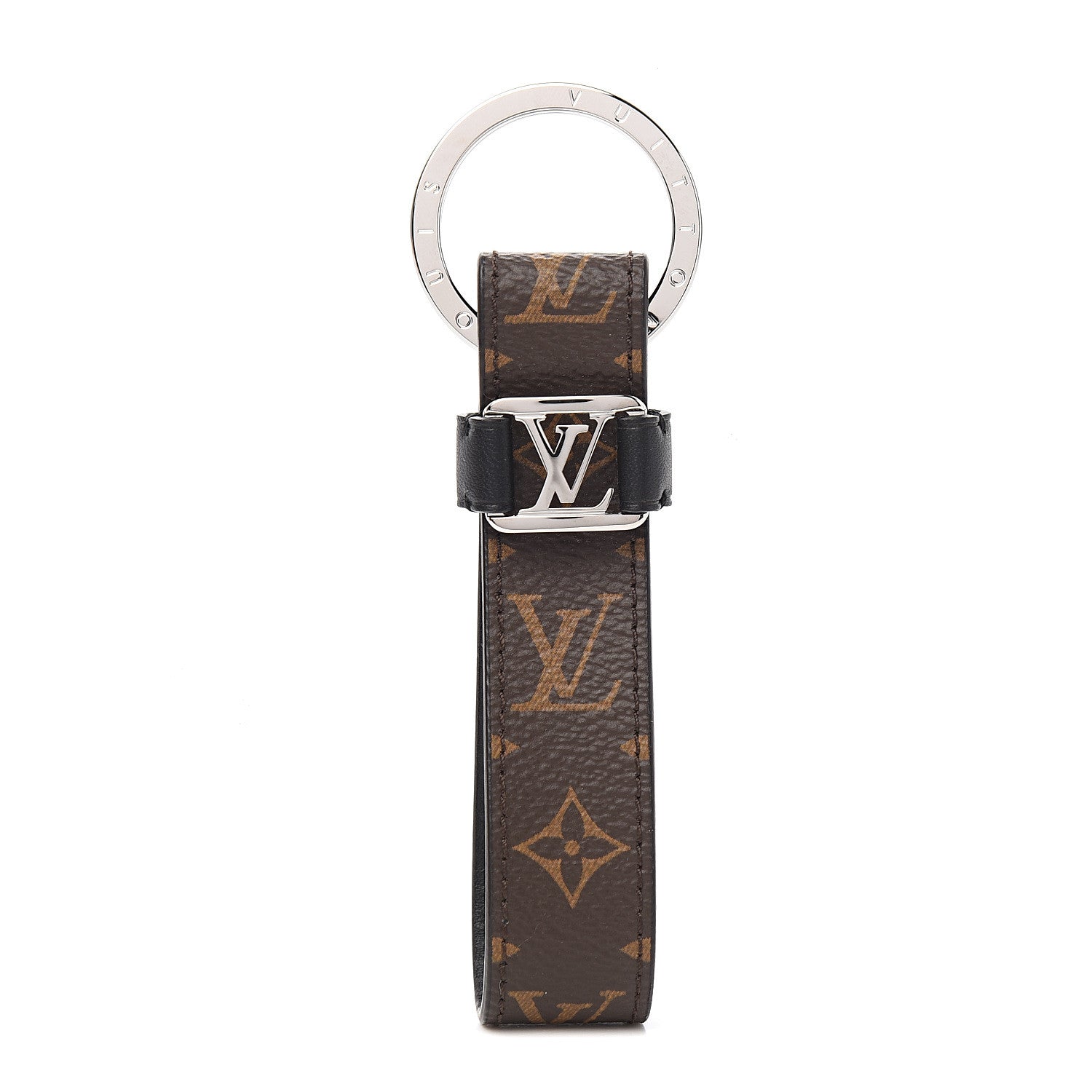Louis Vuitton Monogram LV Dragonne Bag Charm Key Holder 1 of 3