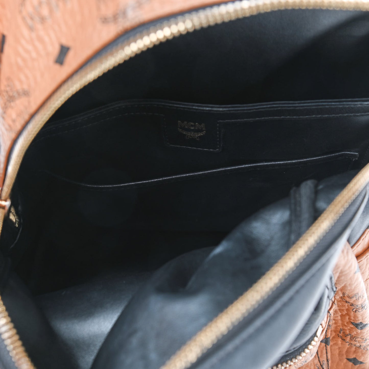 Visetos Small Stark Backpack Cognac Black