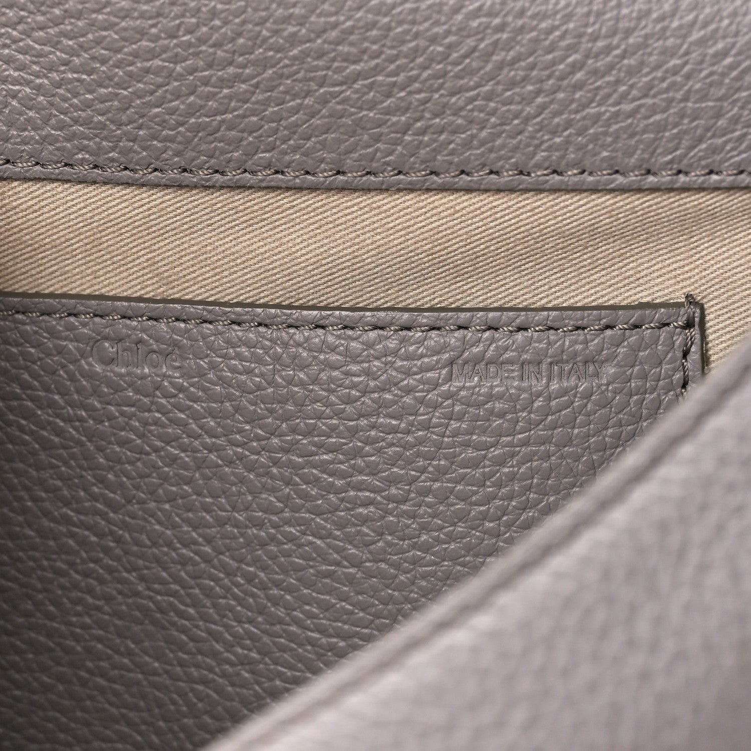 Chloe Calfskin Medium Marcie Round Crossbody Bag Cashmere Grey 6 of 8