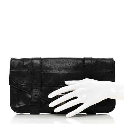 Proenza Schouler Lambskin PS1 Pochette Clutch Black 2 of 7