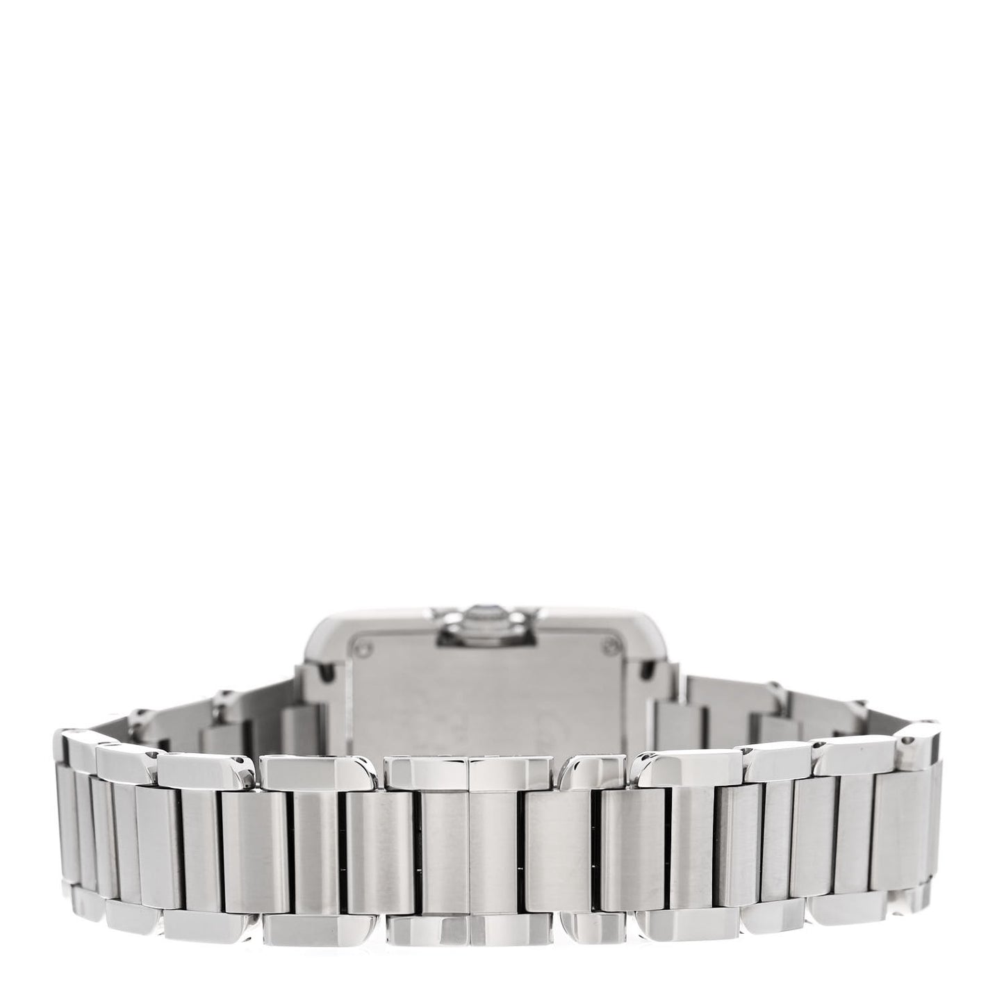 Stainless Steel 23mm Tank Anglaise Quartz Watch