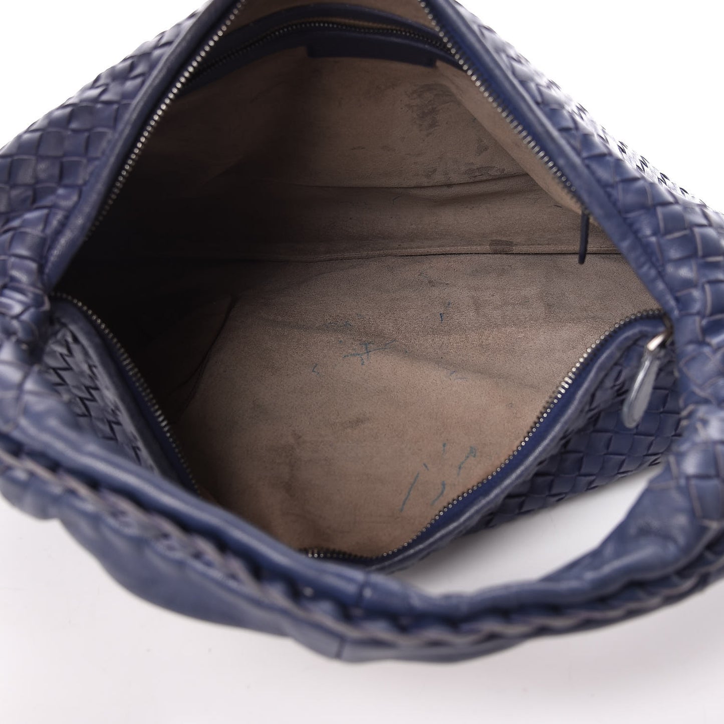 Nappa Intrecciato Large Veneta Hobo Atlantic