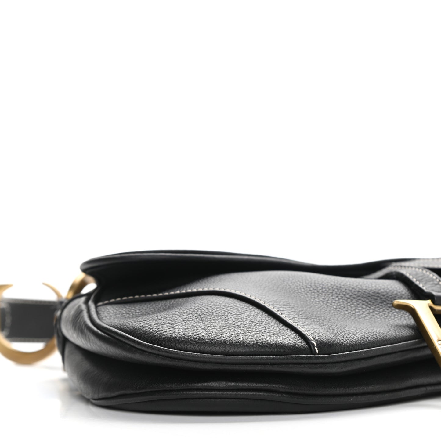 Calfskin Saddle Bag Black