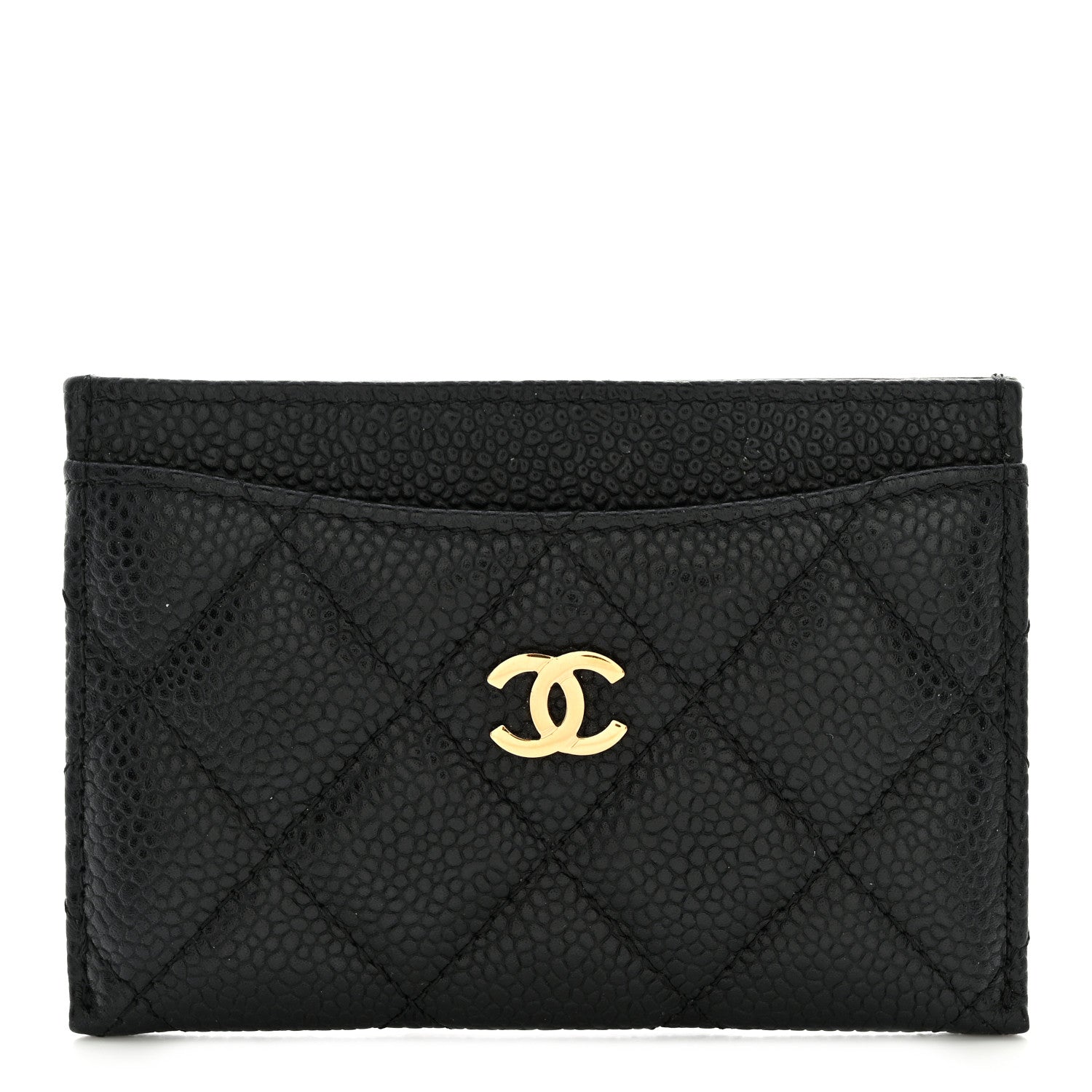 Chanel Caviar Quilted Card Holder Black 1 of 10