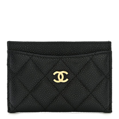 Chanel Caviar Quilted Card Holder Black 1 of 10