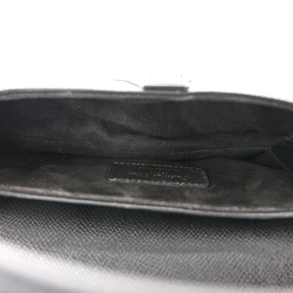Christian Dior Grained Calfskin Mini Saddle Bag Black 5 of 10