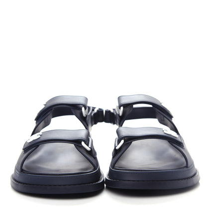 Chanel Rubber CC Dad Sandals 39 Navy 2 of 11