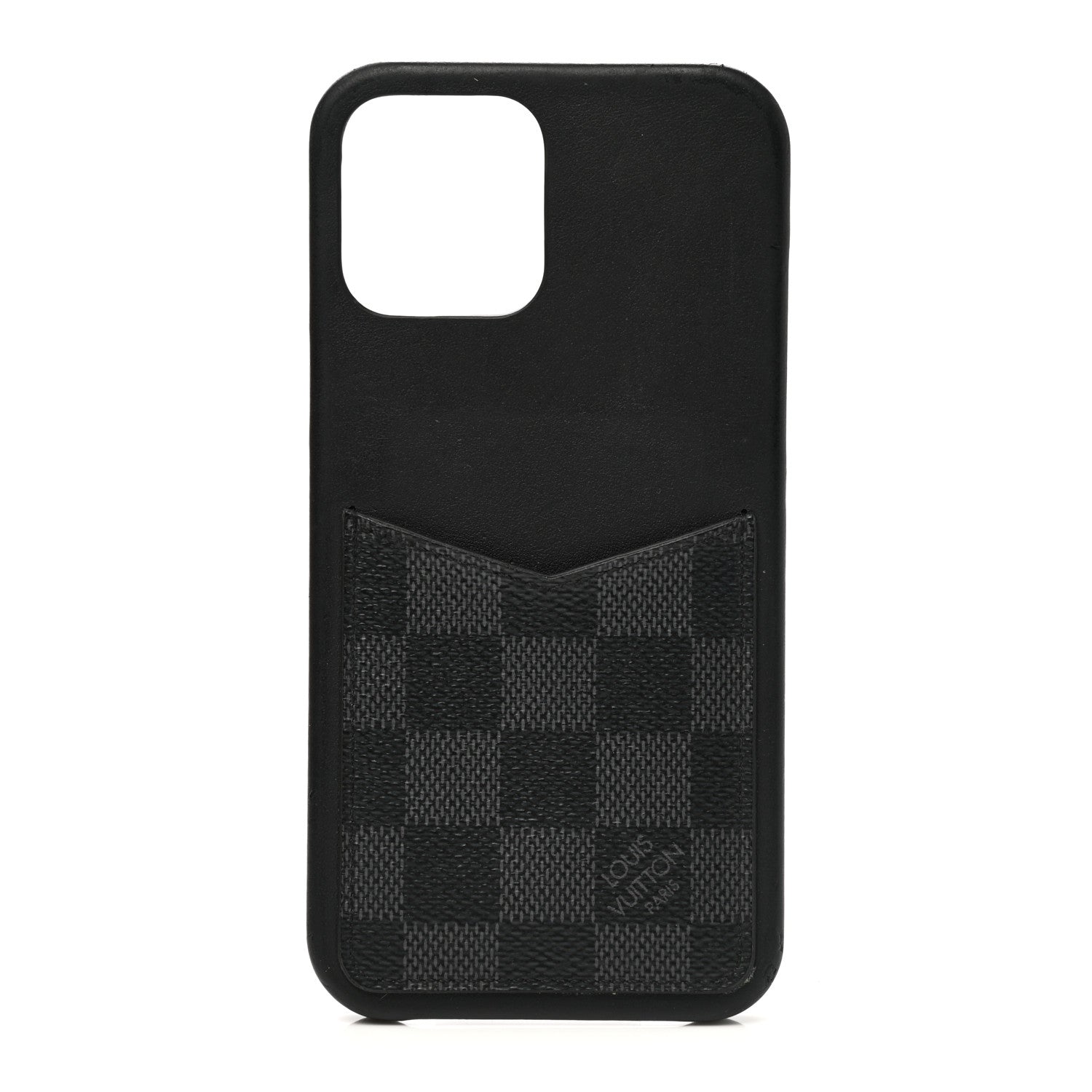 Louis Vuitton Damier Graphite iPhone 12 Pro Max Bumper Black 1 of 7