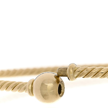 David Yurman 18K Yellow Gold 7mm Solari Station Bracelet 4 of 5
