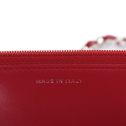 Chanel Caviar Quilted Wallet On Chain WOC Dark Red 7 of 8