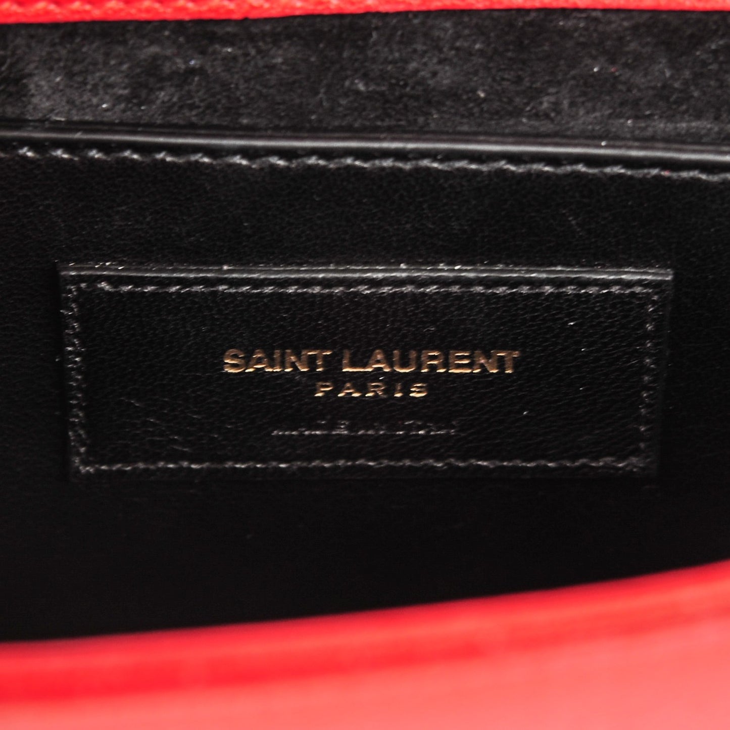 SAINT LAUREN Monogram Calfskin Medium Star Print Tassle Chain Shoulder Bag