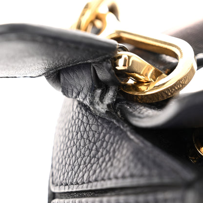 Loewe Calfskin Medium Puzzle Bag Midnight Blue Black 11 of 13
