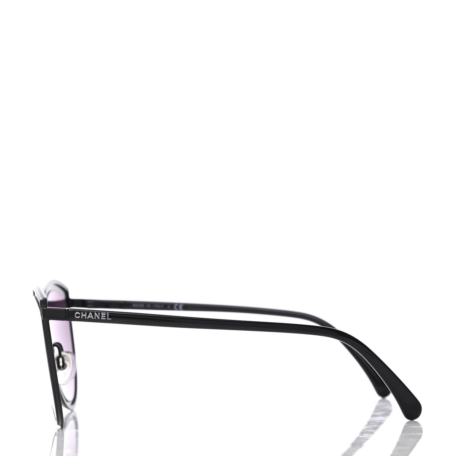 Chanel Cat Eye Sunglasses 4222 Black 3 of 8