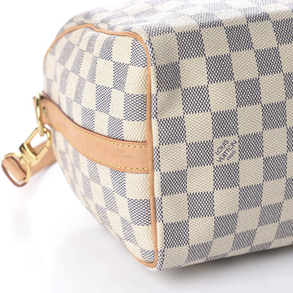 Louis Vuitton Damier Azur Speedy Bandouliere 25 6 of 10