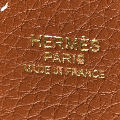 Hermes Taurillon Clemence Evelyne III PM Gold 6 of 8