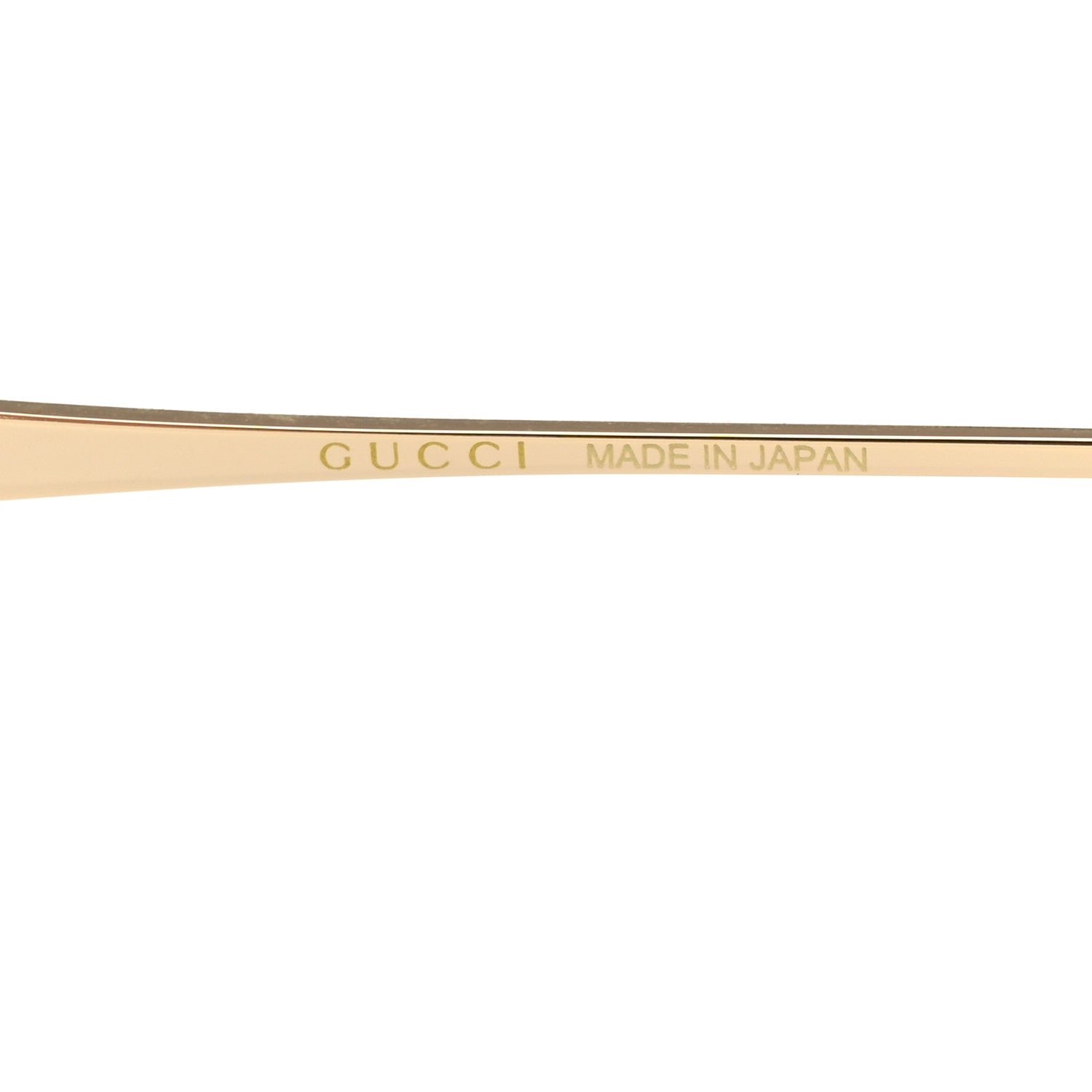 Gucci Round Pearl Tip Sunglasses GG0253S Gold 6 of 8