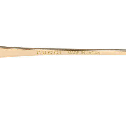 Gucci Round Pearl Tip Sunglasses GG0253S Gold 6 of 8