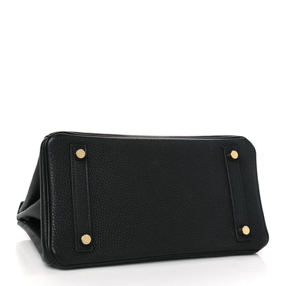 Hermes Togo Birkin 25 Black 4 of 8