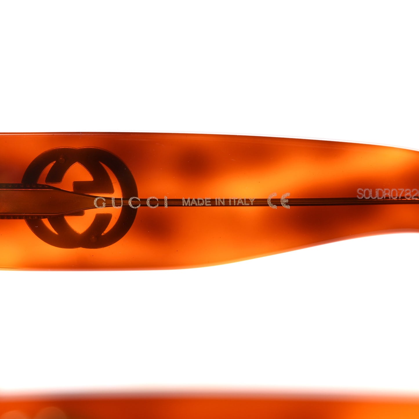 Oval Sunglasses GG0233S Tortoiseshell Gold