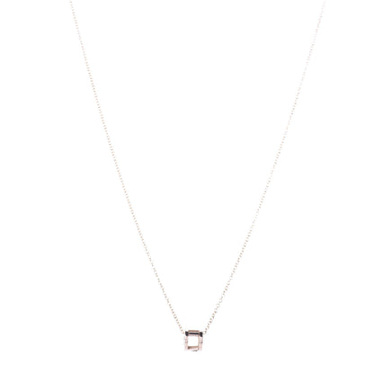 Tiffany 18K Rose Gold Atlas Open Pendant Necklace 1 of 5
