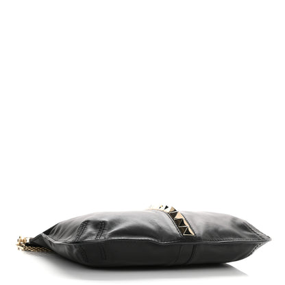 Valentino Garavani Nappa Va Va Voom Fold Over Chain Clutch Black 4 of 10