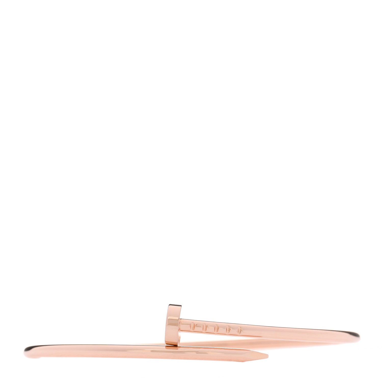 Cartier 18K Pink Gold Small Juste Un Clou Bracelet 17 1 of 5