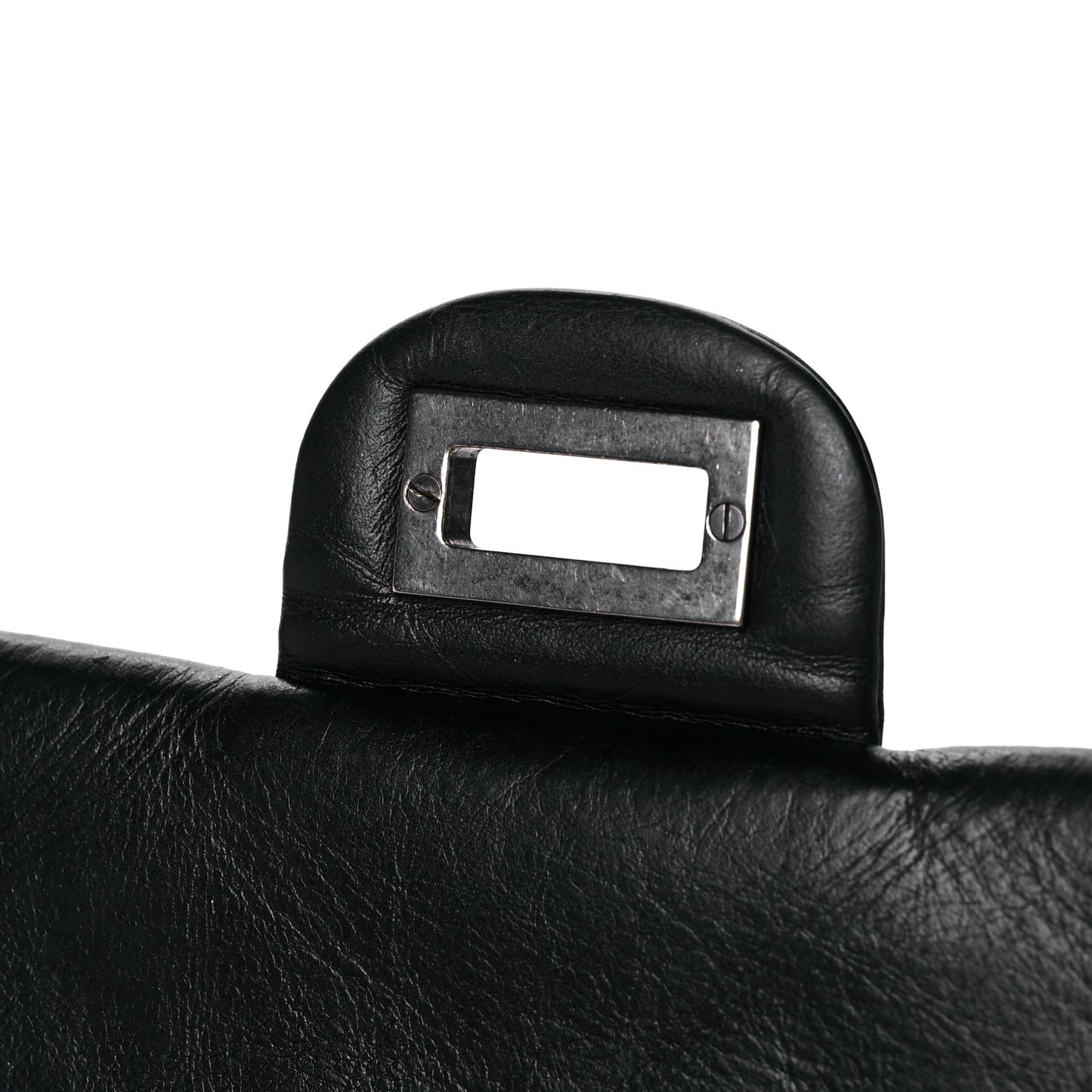 Aged Calfskin Quilted 2.55 Reissue 226 Flap Black