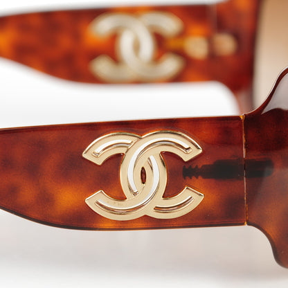 Chanel Tortoise Shell CC Sunglasses 6018 4 of 6