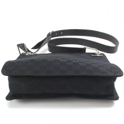 Gucci Monogram Eclipse Messenger Bag Black 4 of 13