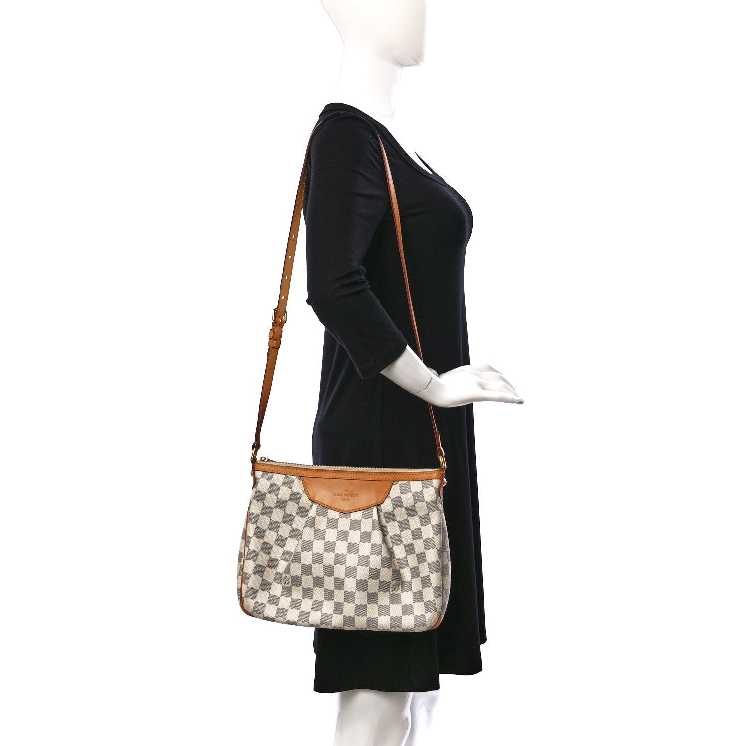 Louis Vuitton Damier Azur Siracusa PM 2 of 8