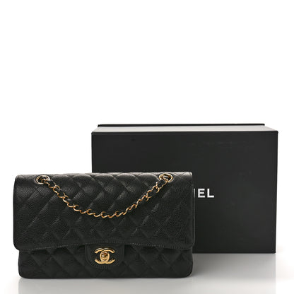 Chanel Caviar Quilted Medium Double Flap Black 10 of 10