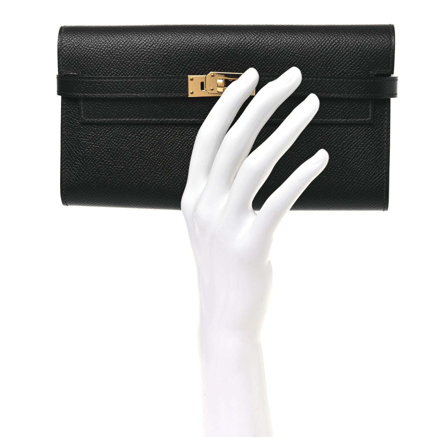Epsom Kelly Longue Wallet Black