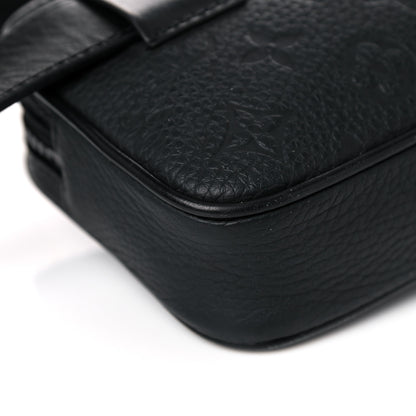 Louis Vuitton Taurillon Monogram Uniformes Solar Ray Soft Pochette Volga Belt Bag Black 12 of 13