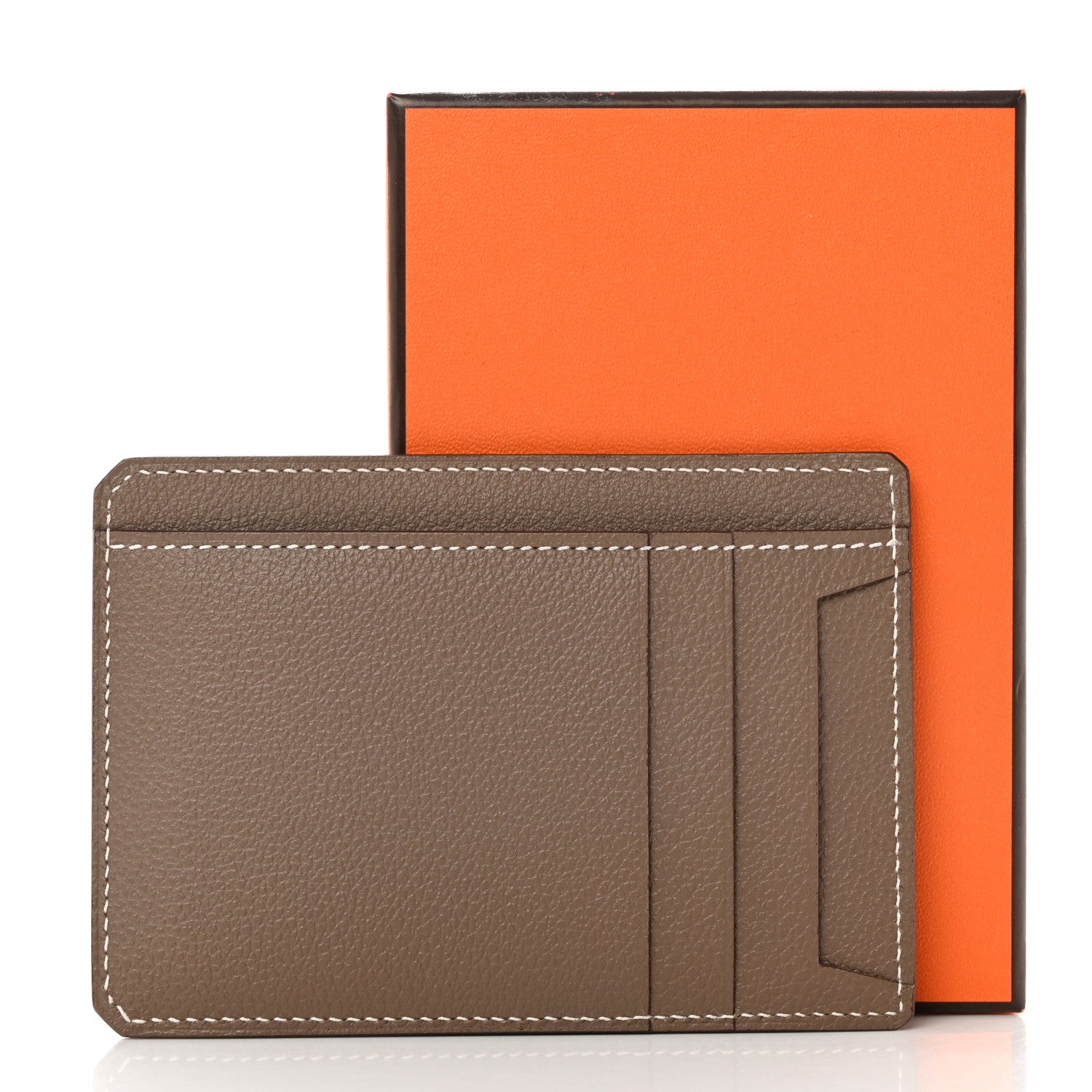 Hermes Evercolor City 8CC Card Holder Etoupe 7 of 7