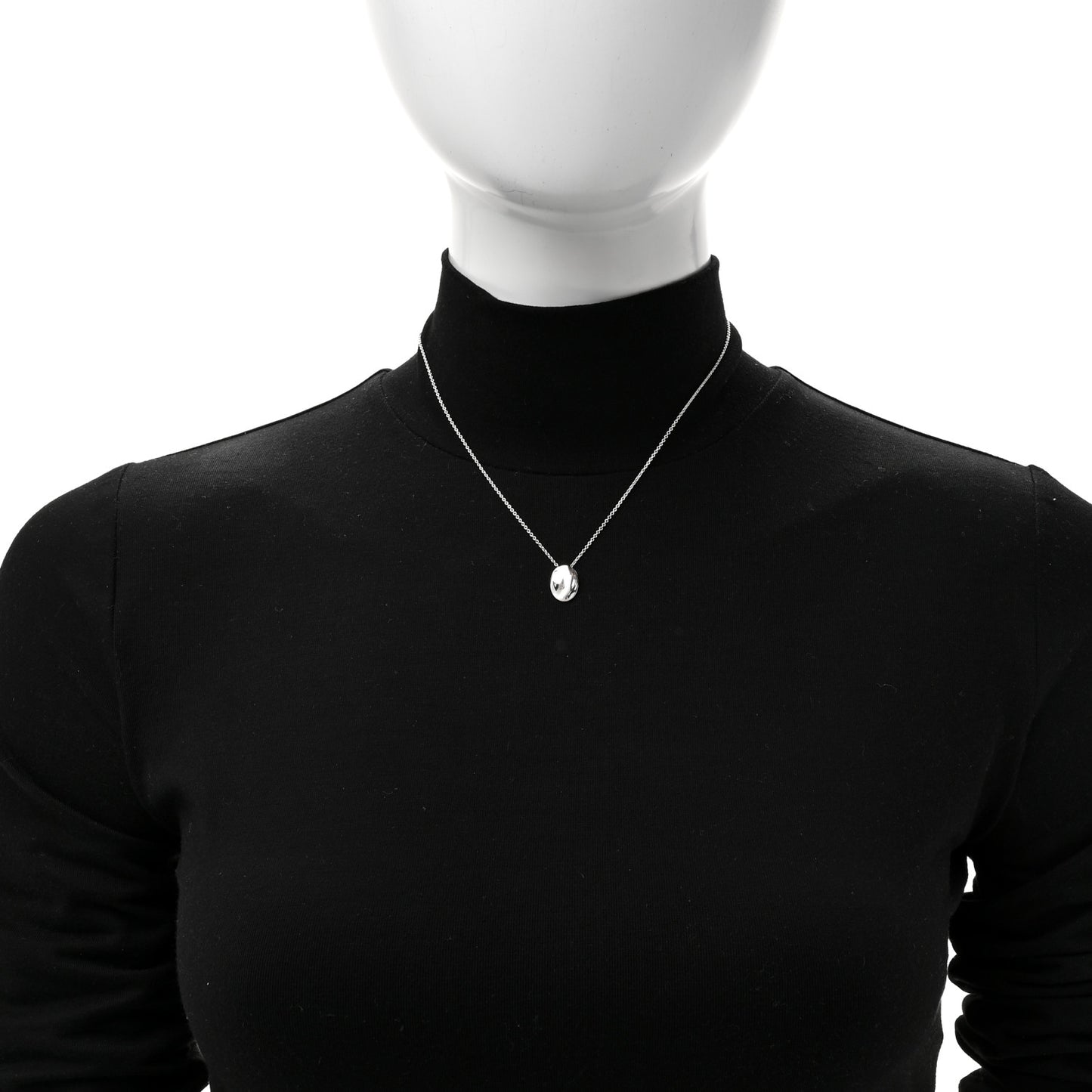 Platinum Elsa Peretti Zodiac Virgo Pendant Necklace