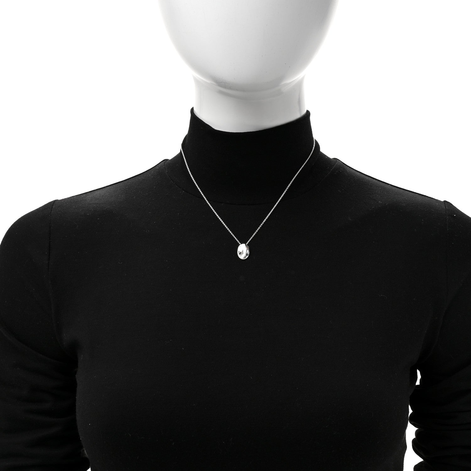 Tiffany Platinum Elsa Peretti Zodiac Virgo Pendant Necklace 2 of 9