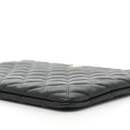 Chanel Caviar Quilted Medium Cosmetic Case Black 8 of 8