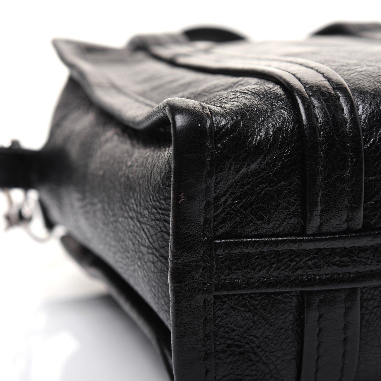 Agneau XXS Bazar Shopper Tote Black