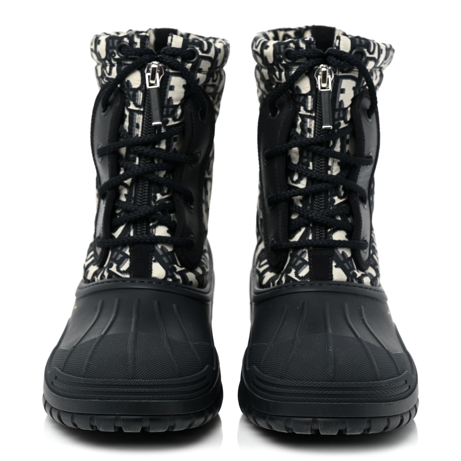 Christian Dior Oblique Nylon D-Venture Boots 36 Deep Blue 2 of 9