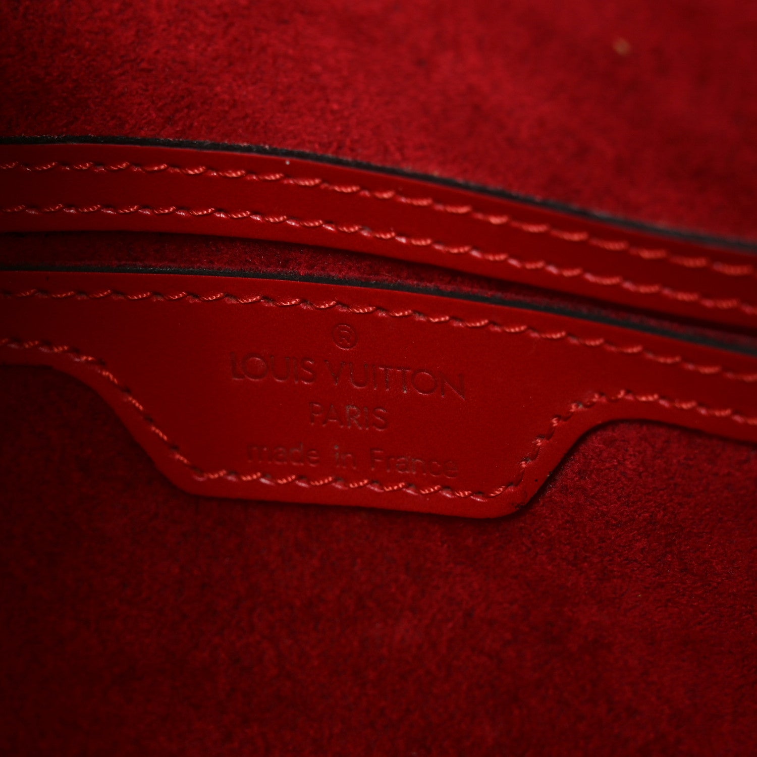 Louis Vuitton Epi Soufflot Castillan Red 7 of 10