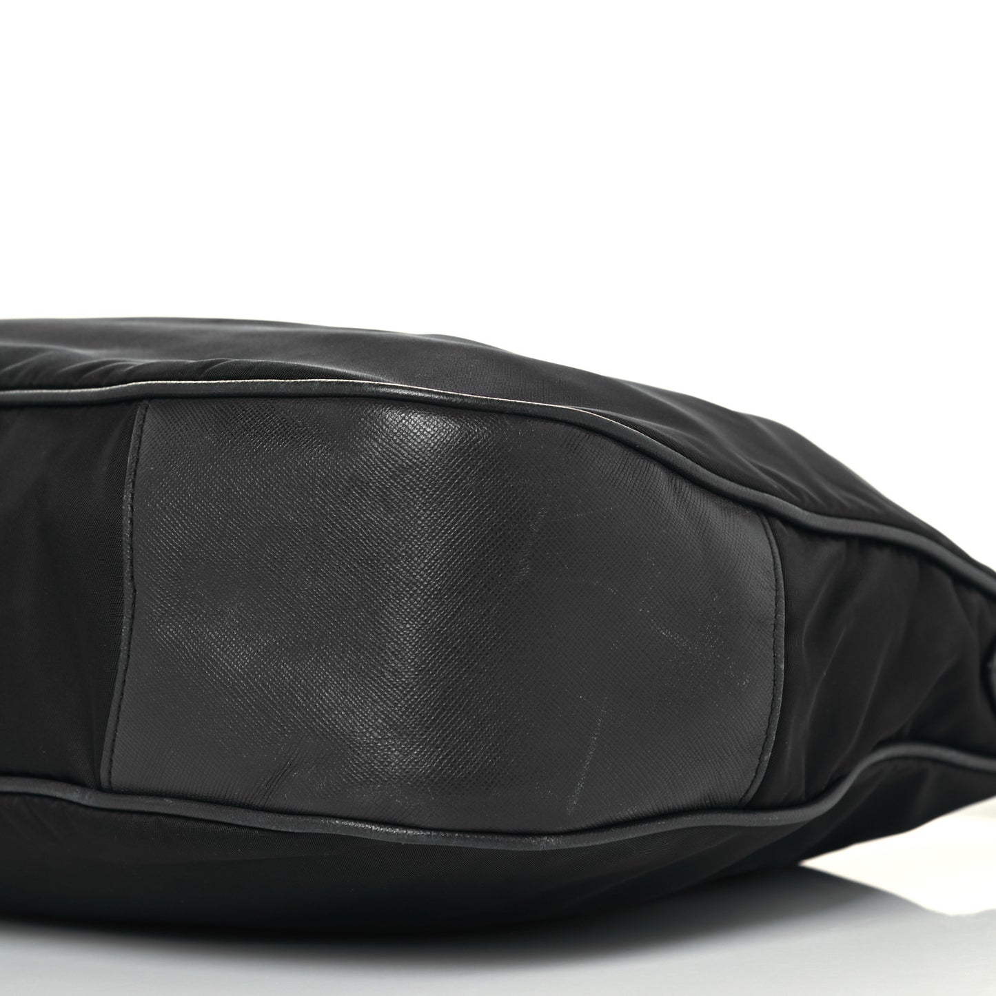 Tessuto Nylon Saffiano Hobo Baltico