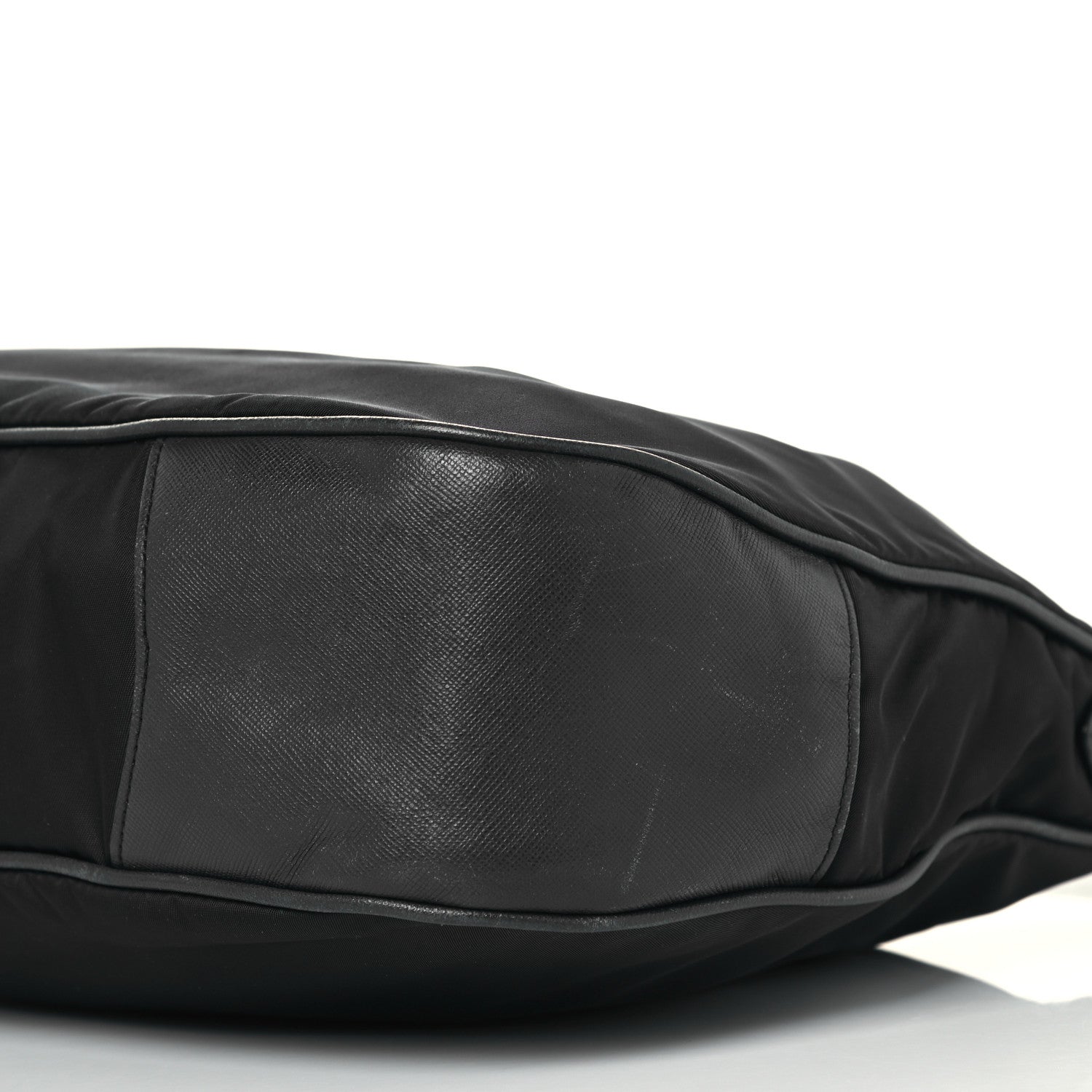 Prada Tessuto Nylon Saffiano Hobo Baltico 9 of 12