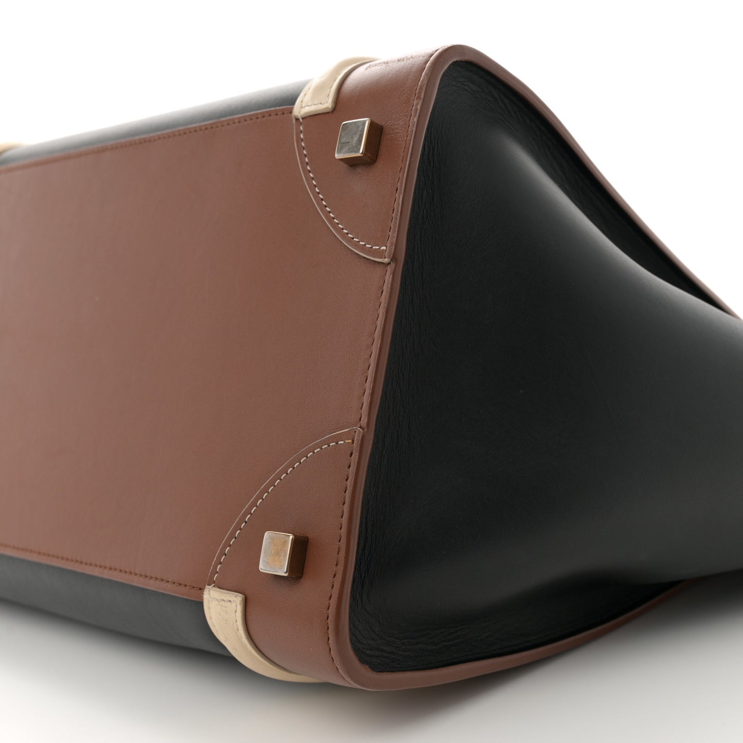 Smooth Calfskin Mini Tri-Color Luggage Multicolor