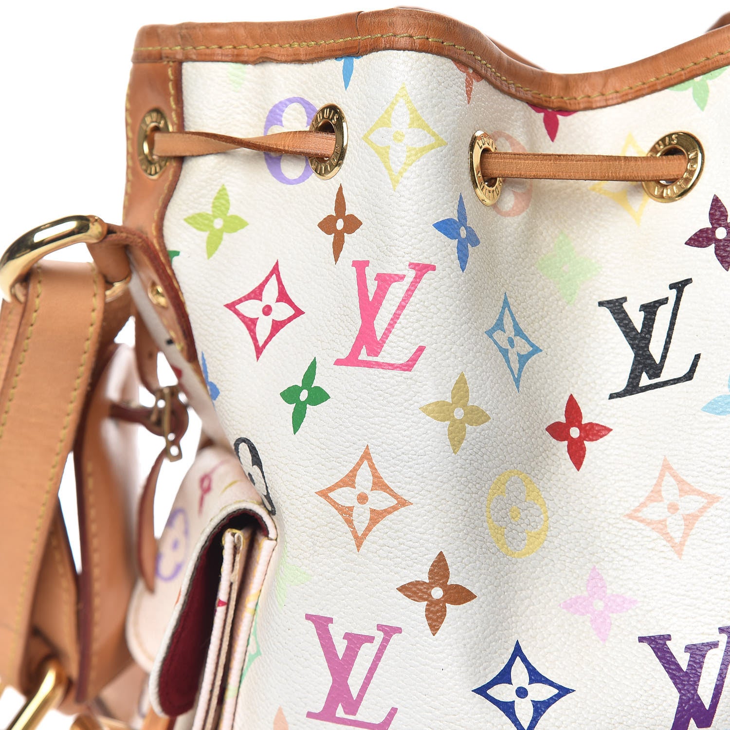 Louis Vuitton Monogram Multicolor Petit Noe White 11 of 18