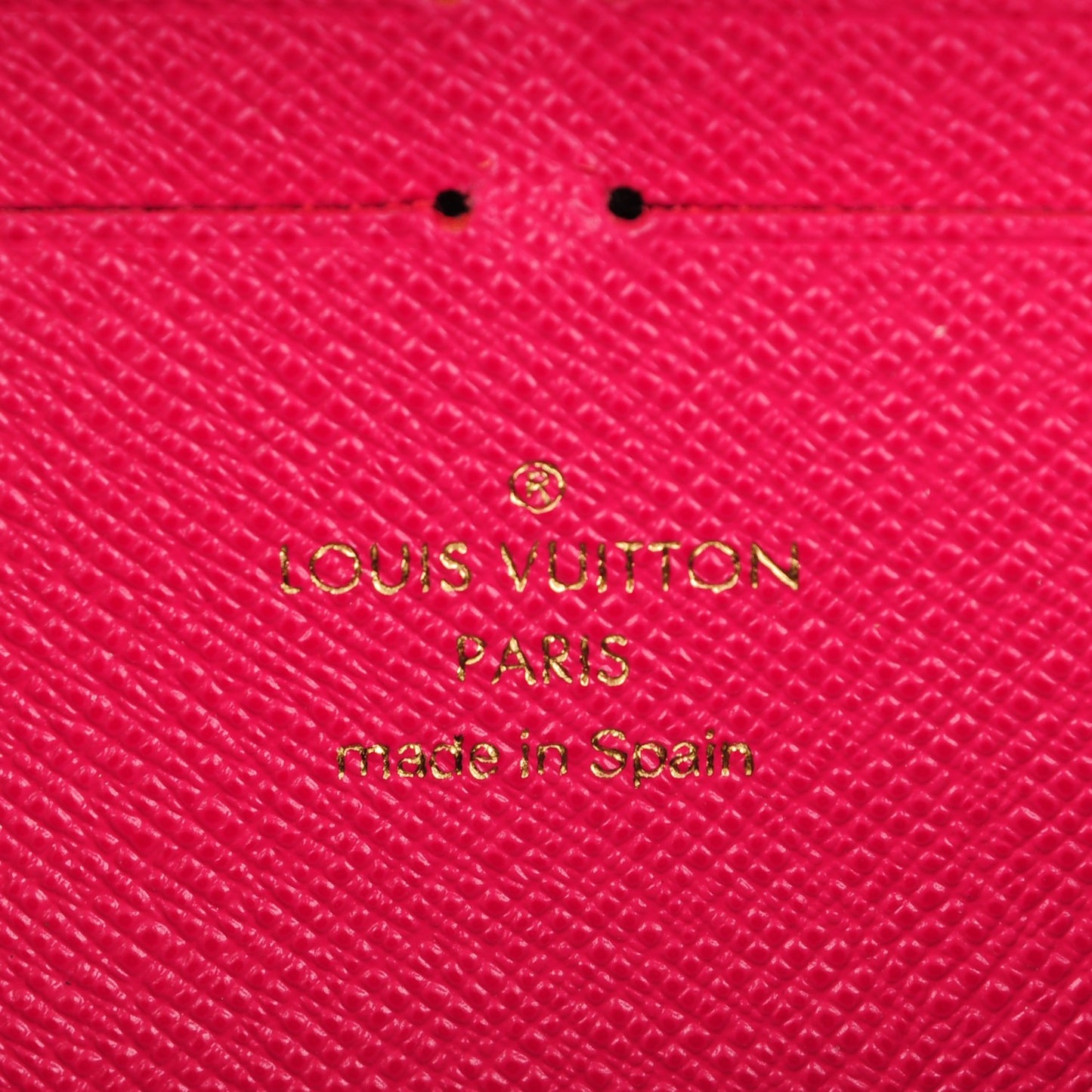 Monogram Clemence Wallet Hot Pink