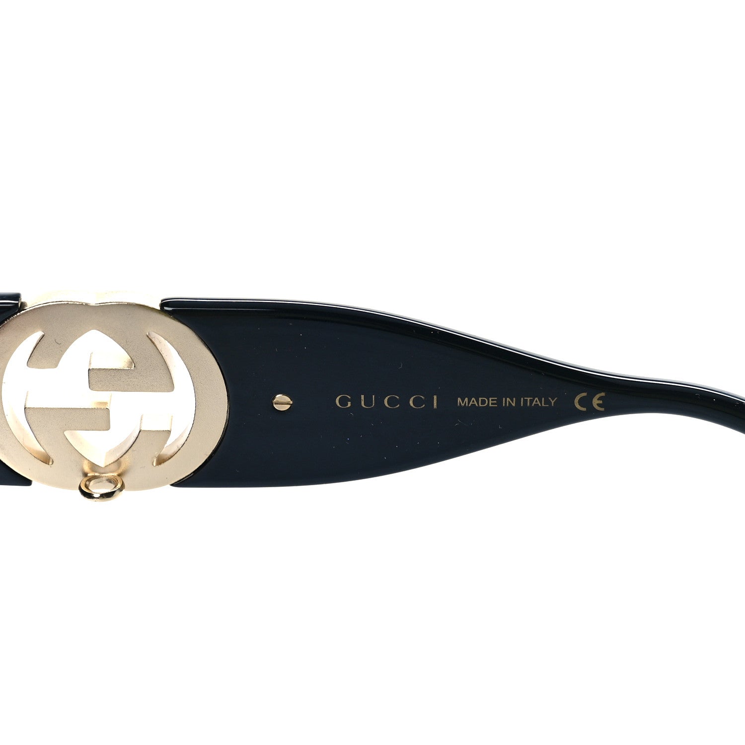 Gucci Acetate Rectangular Frame Chain Sunglasses GG1022S Black 5 of 7